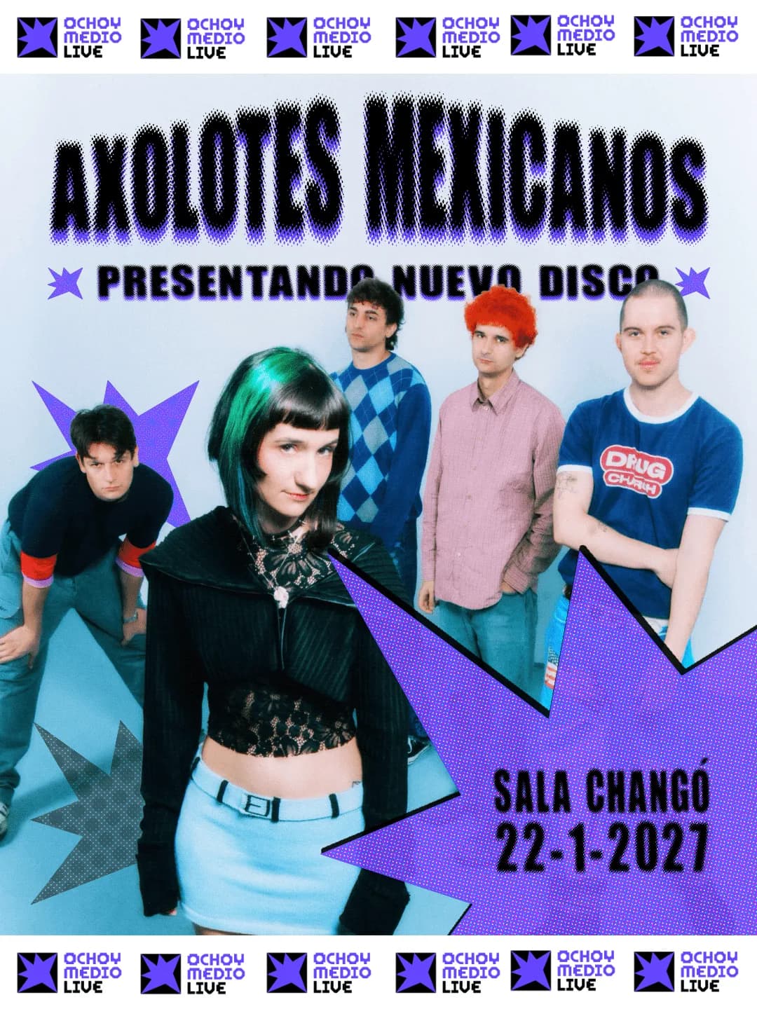 Flyer de Axolotes Mexicanos