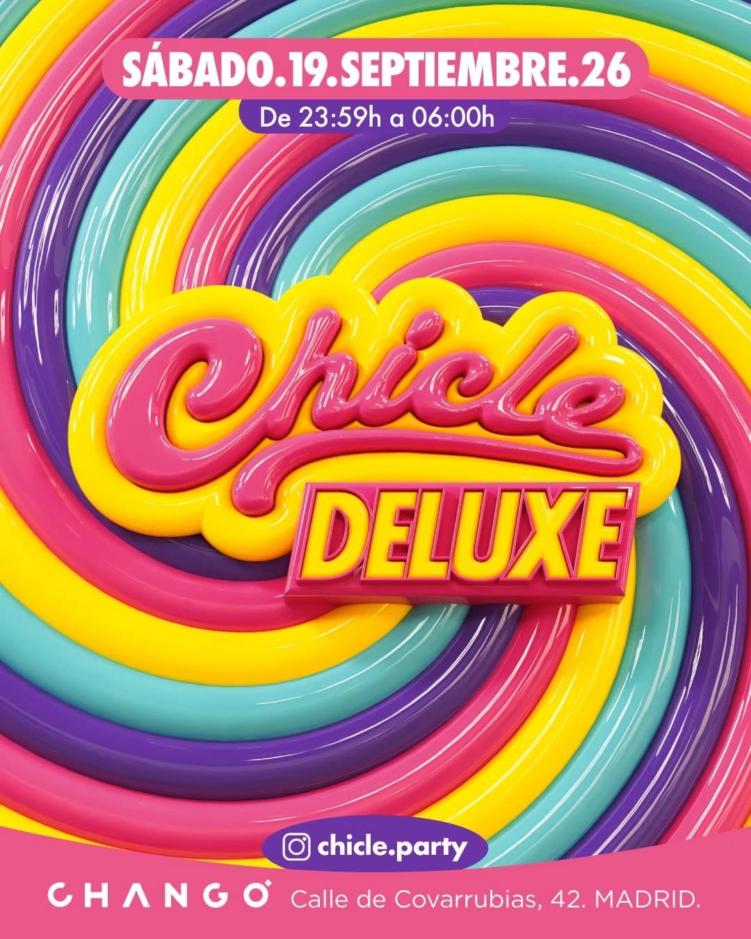 Flyer de CHICLE DELUXE
