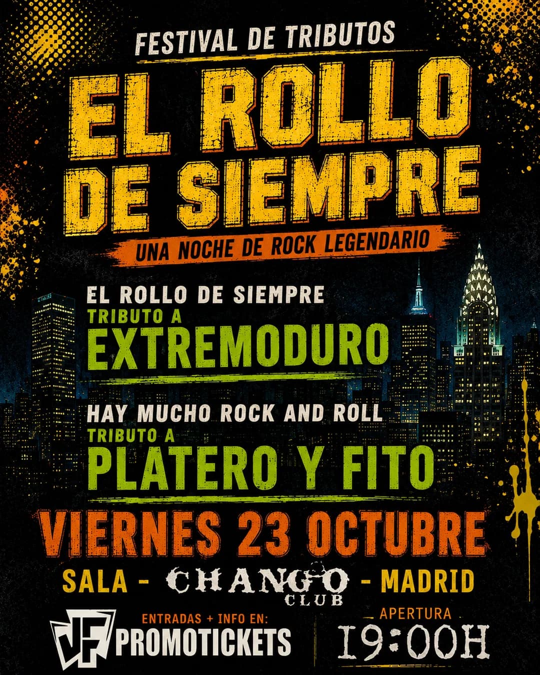 Flyer de Festival El Rollo de Siempre