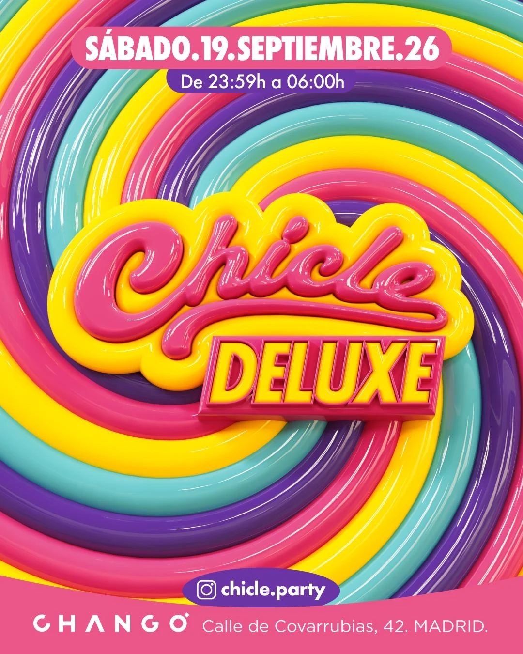Flyer de CHICLE DELUXE